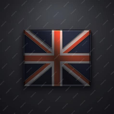 Premium AI Image | The United Kingdom Emblem A Geometric Minimalistic ...