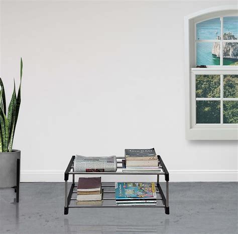 Urban Choice Book Shelf Rack Home Library Study (2 Shelves) : Amazon.in ...