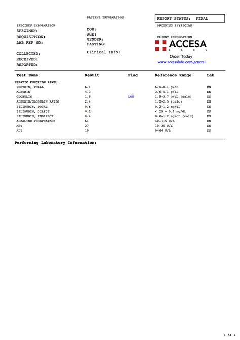 Get A Hepatic Function Panel Near You. LFT Blood Test Made Simple. | Accesa Labs