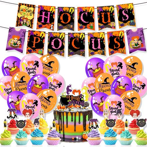 Hocus Pocus Party Supplies Hocus Pocus Decorations with Halloween ...