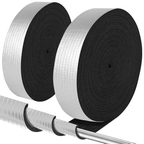 Buy Pipe Insulation Wrap 2" Wide X 32.8 Ft Outdoor Foam And Foil Pipe ...