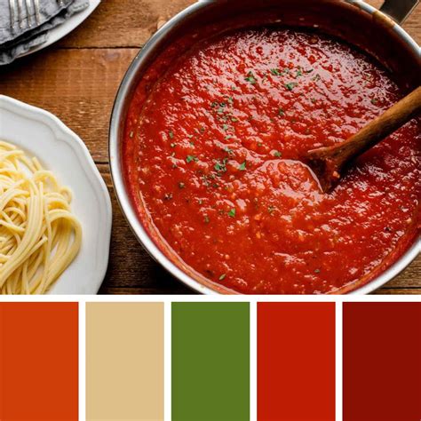 Pizza Restaurant Color Palette
