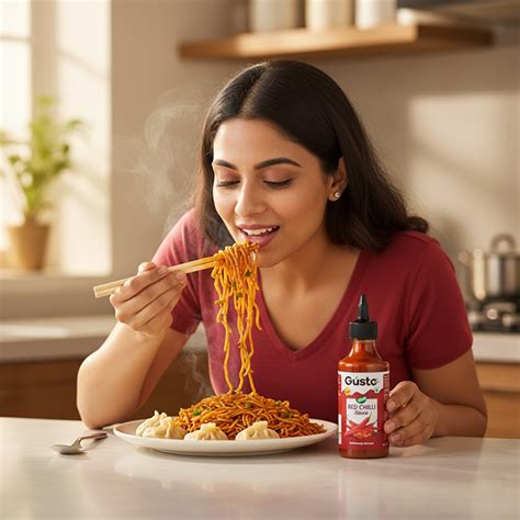 Gusto Foods Red Chilli Sauce | Authentic Spicy Flavor Enhancer