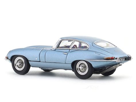 1961 Jaguar E-Type Coupe blue 1:64 GFCC diecast scale model miniature ...