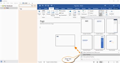 Image result for How to Get a Text Box in OneNote