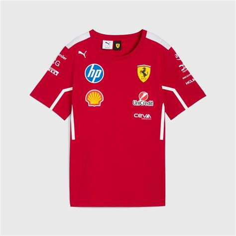 Kids PUMA 2025 Team T-shirt - Scuderia Ferrari F1 | Fuel For Fans