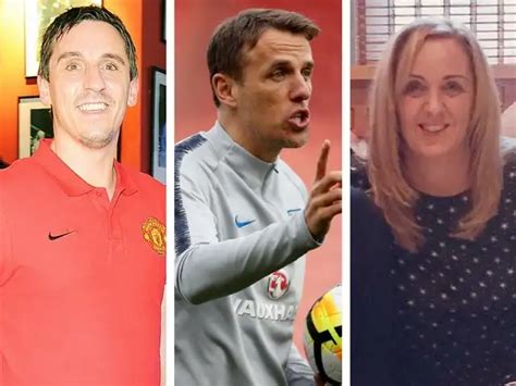 Gary and Phill Neville, and Tracey Neville - All In The Family: Brandon ...