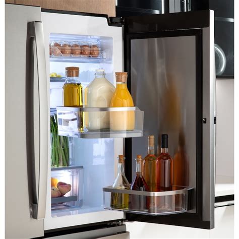 GE Profile 28-cu ft 4-Door Smart French Door Refrigerator with Ice ...