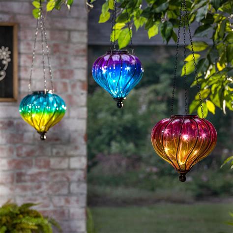 The Gerson Company 5.9" Assorted Luminaries in Multicolor (Set of 3) | NFM