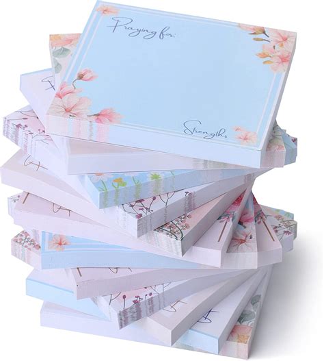 - Sticky Notes, 3”X3”, 12 Pads, Floral Sticky Notes, Sticky Note, Self ...