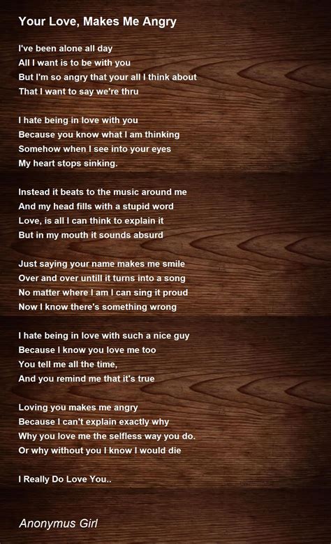 Anger Poems About Love Love Poems Best Poems For Love