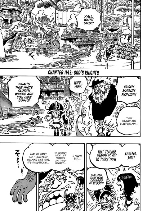 One Piece Chapter 1143 – God’s Knights - One Piece Manga