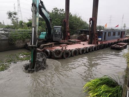 嘉兴石化有限公司生产用水取水口河道清淤-上海圆盟市政公司