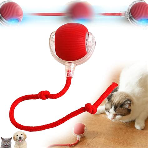 ESTOREMAX Chewie Rolling Ball, Interactive Cat Toys Rolling Ball, Dog