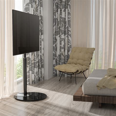 Floor TV Stand with Swivel - Modern Design for 32-65 Inch Tvs