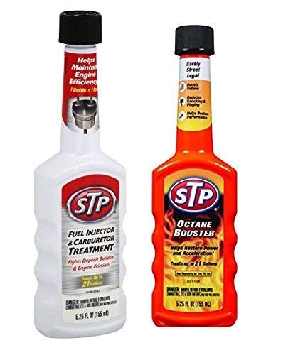 STP Fuel Injector & Carb Treatment 155 Ml & STP Octane Booster 155 Ml ...