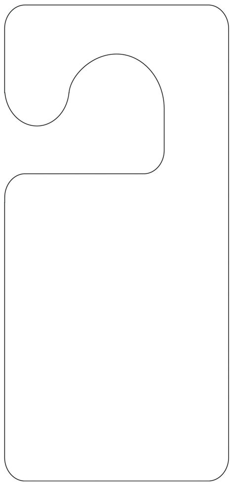 Door Hanger Template Free