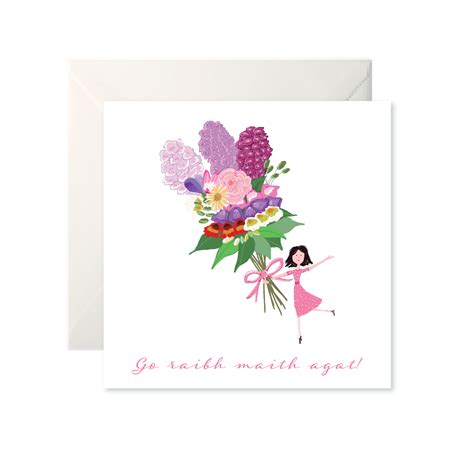Go Raibh Maith Agat (thank you) Greetings Card