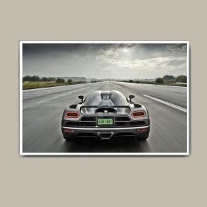 Koenigsegg Yellow Supecar Wall Hang Fine Art Print - Abstract posters ...