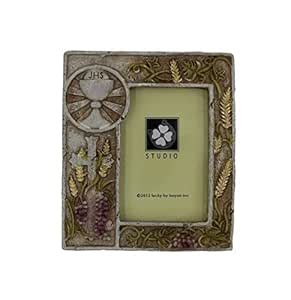 First Communion Chalice and Host Photo Frame for Boy or Girl : Amazon ...