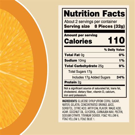 AMOS 4D Fruit Gummy Orange Burst, Fruity Snacks Jelly Filled 2.29oz Per ...