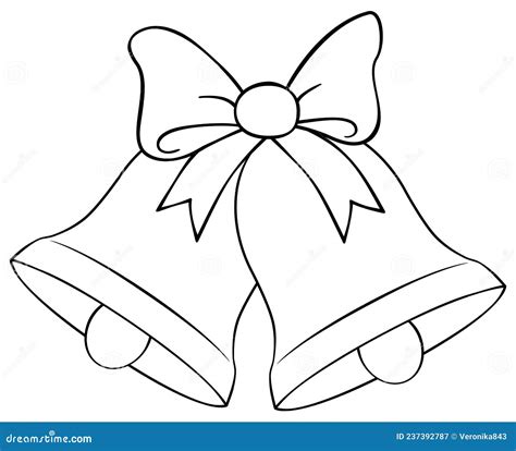 Christmas Bells Outline
