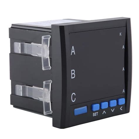 Buy Digital AC Ammeter, High Accuracy Digital RMS Measure Three Phase ...