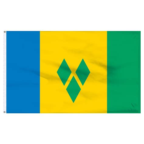 St. Vincent and The Grenadines 3ft x 5ft Nylon Flag – United States ...