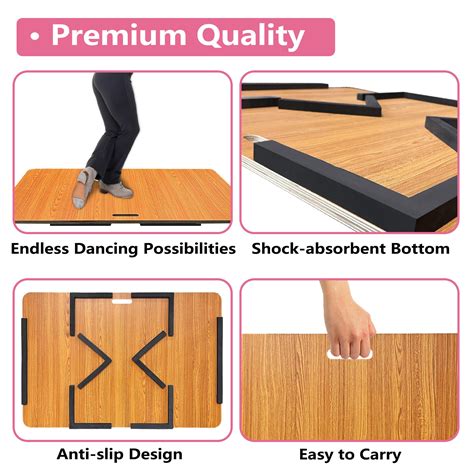 Tap Dance Floor, Portable Dance Floor, Professional Tap Board for Tap ...