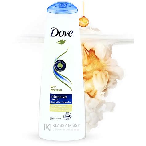 Dove New Nouveau Intensive Repair Shampoo, For Damaged Hair 400ml
