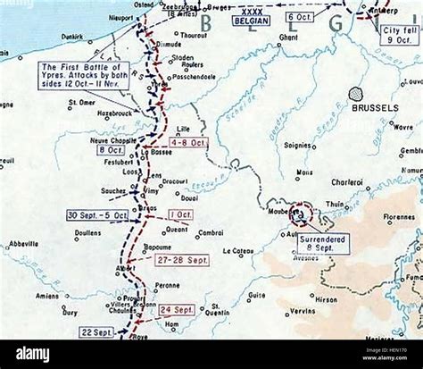 First Battle Of Ypres Stock Photos & First Battle Of Ypres Stock Images ...