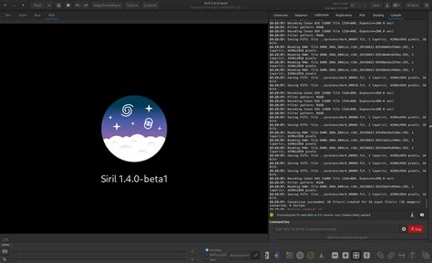 Siril Tutorial 的图像结果