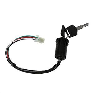 PRAV® 3X(Motorcycle Keys Starters MTB Cylinder Ignition Switch for ...