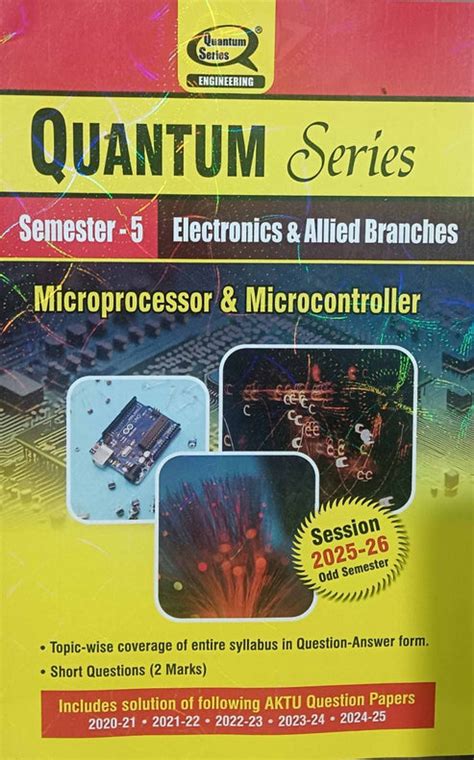 Quantum Series Microprocessor and Microcontroller 2026 BEC-502 AKTU ...