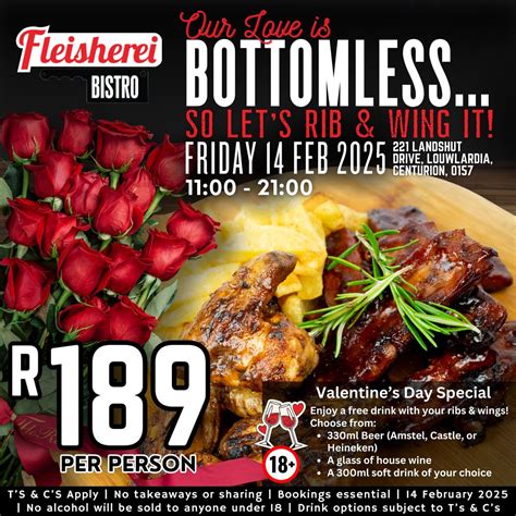 Fleisherei BOTTOMLESS BISTRO PORK RIBS & CHICKEN WINGS FRIDAYS ...