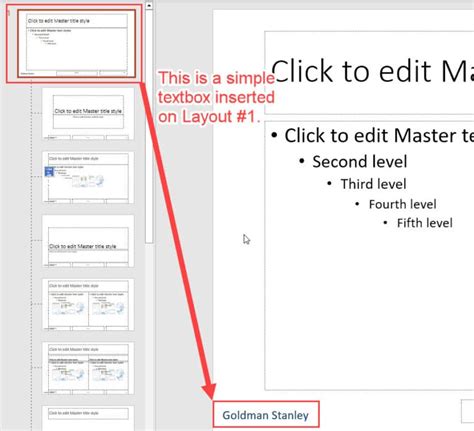 Image result for PowerPoint Master Slide Editable Text