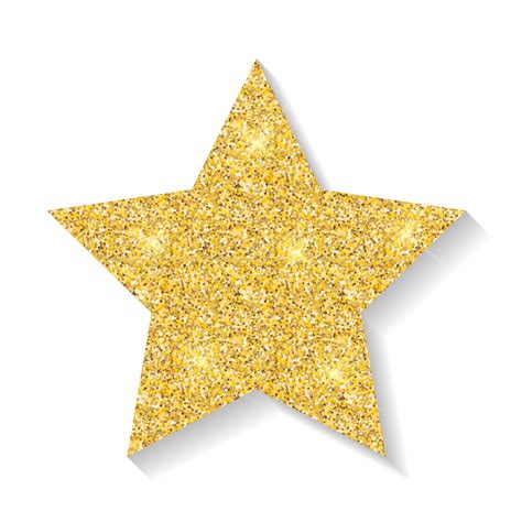 Gold glitter star icon isolated on white background 2472172 Vector Art ...