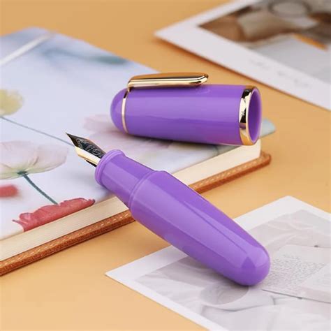 Shop Moonman Q1 Lavender Fountain Pen | Capless Majohn Pens Online – Makoba