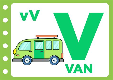 letter v is for van kids education 22715635 Vector Art at Vecteezy - Letter V Art Painting Dark
