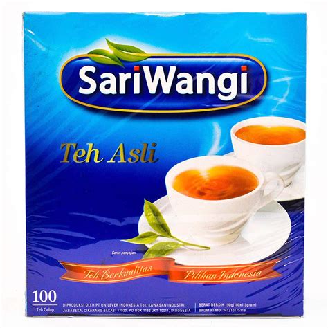 Buy Unilever Indonesia tea Sariwangi tea Sari Wangi 1.85gX100 packs ...