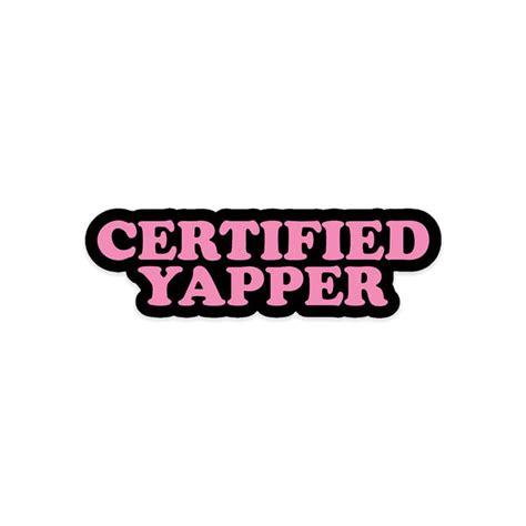 Certified yapper mobile sticker – Fantastick