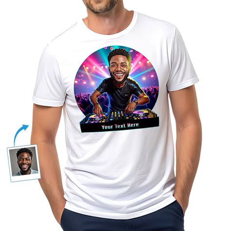 Custom Men's DJ T-Shirt – Personalized Music Lover Gift, Party & Event Wear