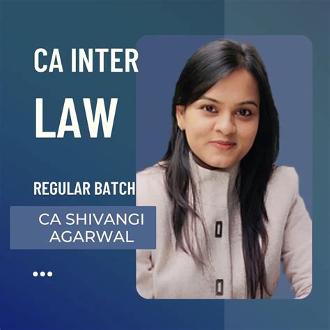 CA Inter law | Regular Batch by CA Shivangi Aggarwal – CA Point