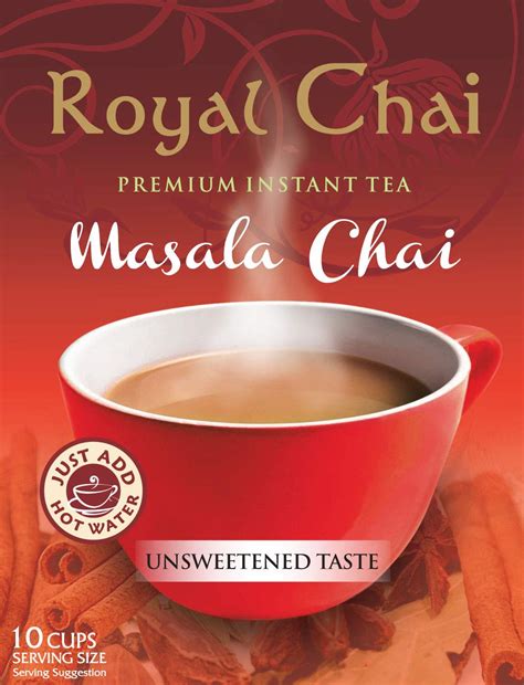 Buy Royal ChaiUnsweetened Pack of 10 Sachets, Masala, 180 gram Online ...