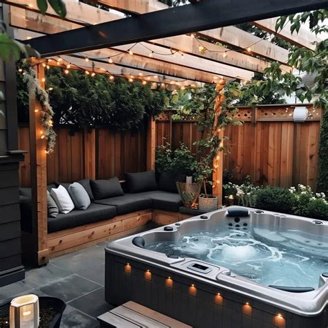 iphone_camera_hot_tub_privacy_ideas_patio 1 | Hot tub garden, Hot tub ...