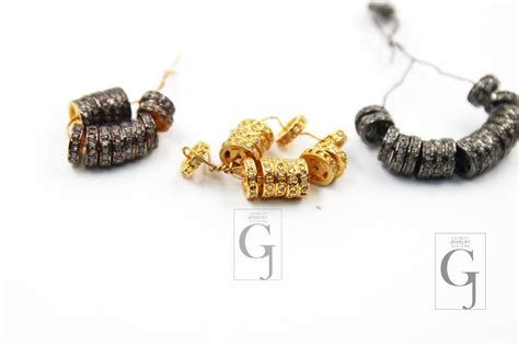 Diamond Rondelles Beads – Gemco Jewelry New York Inc