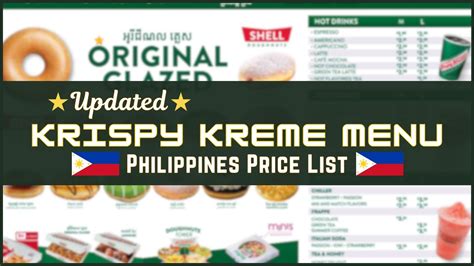 Krispy Kreme Philippines Menu and Prices [July 2024] - PhilMenu