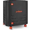 Livfast Inverter Battery Trolley with Covered Box | Support Single ...