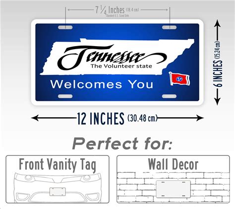 Tennessee Welcome Sign License Plate – SignsAndTagsOnline