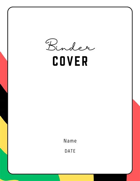 Binder Cover Templates Free Blank Free Printable Binder Cover